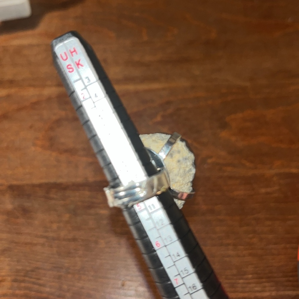 Adjustable Natural Geode Ring Adjustable Size Nwot - image 4